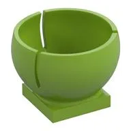 Cylinder Hemisphere 2 x 2 Ball Turret Socket Base
