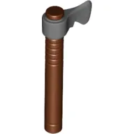 Weapon Tomahawk with Flat Silver Blade
