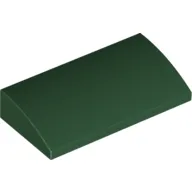 Slope Brick Curved 2 x 4 x 2/3 No Studs, with Bottom Tubes