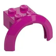 Wheel Arch, Mudguard 4 x 2 1/2 x 2 with 2 x 2 Plate