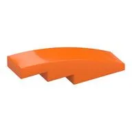 Slope Curved 4 x 1 No Studs [Stud Holder with Symmetric Ridges]