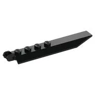 Hinge Plate 1 x 8 Locking with Angled Side Extensions, Squared Plate Underside, 7 Teeth