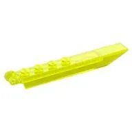 Hinge Plate 1 x 8 Locking with Angled Side Extensions, Squared Plate Underside, 7 Teeth
