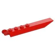 Hinge Plate 1 x 8 Locking with Angled Side Extensions, Squared Plate Underside, 7 Teeth