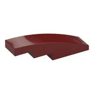 Slope Curved 4 x 1 No Studs [Stud Holder with Symmetric Ridges]
