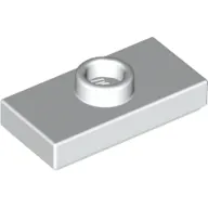 Plate Special 1 x 2 with 1 Stud with Groove and Inside Stud Holder (Jumper)