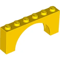 Brick Arch 1 x 6 x 2 - Thin Top without Reinforced Underside [New Version]