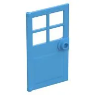 Door 1 x 4 x 6 with 4 Panes and Stud Handle