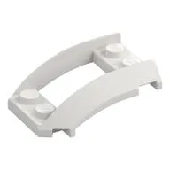 Wheel Arch, Curved Wedge 4 x 3 with 2 x 2 Opening and 4 Studs