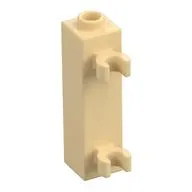 Brick Special 1 x 1 x 3 with 2 Clips Vertical [Hollow Stud, Open O Clips]