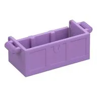 Treasure Chest Bottom with Rear Slots, No Groove