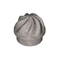 Plate Round 1 x 1 Swirled Top