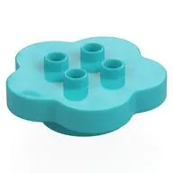 Duplo Flower 4 x 4 x 1 with 4 Top Studs