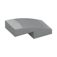 Slope Curved 2 x 1 No Studs [1/2 Bow]