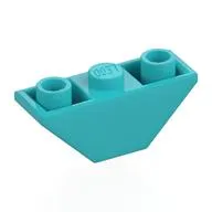 Slope Inverted 45° 3 x 1 Double with 2 Completely Open Studs