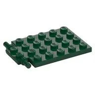 Plate Special 4 x 6 with Trap Door Hinge [Long Pins]