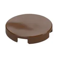 Tile Round 2 x 2 with Bottom Stud Holder