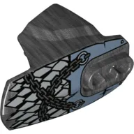 Large Figure Limb Cover, Size 5, Armor with Ball Joint Socket with Scaly Armor and Chains Print