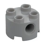 Brick Round 2 x 2, Pin Holes