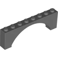 Brick Arch 1 x 8 x 2 Raised