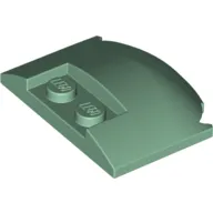 Slope Curved 3 x 4 x 2/3 Triple Curved with 2 Sunk Studs