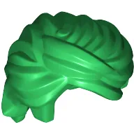 Hair Swept Back, Tousled