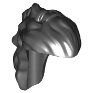 Hair Long Mullet with Banded Top Knot (Hunter Orc)