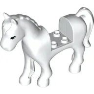 Animal, Horse with 2 x 2 Cutout, Blue Eyes Print