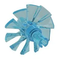 Jet Engine Fan with 10 Blades and Technic Pin
