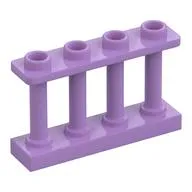Fence Spindled 1 x 4 x 2 [4 Top Studs]