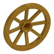 Wheel Wagon Large (33mm D.), hole notched for wheels holder pin