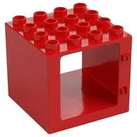 Duplo Door / Window Frame 4 x 4 x 3 with Thin Top