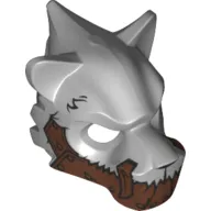 Mask Tiger with Copper Fangs and Armor with Rivets Print