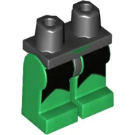 Hips and Green Legs with Black Markings Print