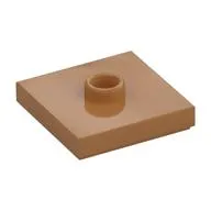 Plate Special 2 x 2 with Groove and Center Stud (Jumper)