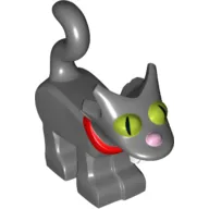 Animal, Cat, Standing, Big Eyes with Simpsons Snowball II Print
