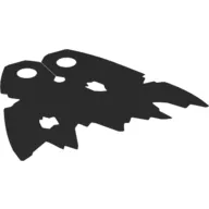 Neckwear Cape, Tattered with Holes