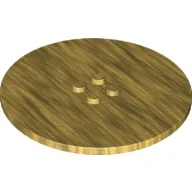 Plate Special Round 8 x 8 with 2 x 2 Center Studs with Groove