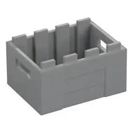 Box / Crate with Handholds 3 x 4 x 1 2/3