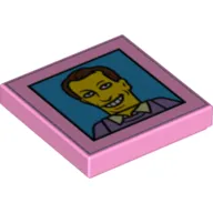 Tile 2 x 2 with Smiling Man Photograph Print