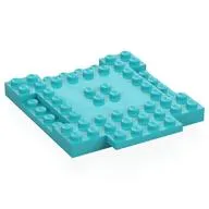 Plate Special 8 x 9 x 2/3 with 1 x 4 Recessed
