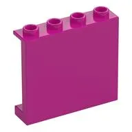 Panel 1 x 4 x 3 [Side Supports / Hollow Studs]