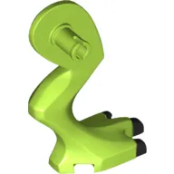 Animal Body Part, Dinosaur, Dilophosaurus Leg, Left with Pin, Black Claws and Dark Green Spots print