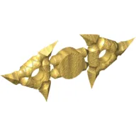 Weapon Throwing Star / Shuriken with Textured Grips [Complete Sprue of 2]