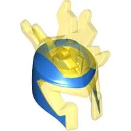 Helmet with 6 Lightning Bolts and Blue Pattern