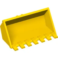 Construction Vehicle Bucket 3 x 6 with 7 Hinge Teeth
