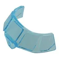 Glass for Aircraft Fuselage Curved Forward 6 x 10 Top with 5 Window Panes