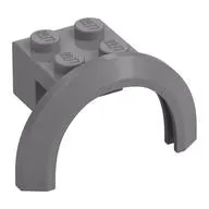 Wheel Arch, Mudguard 4 x 2 1/2 x 2 with 2 x 2 Plate