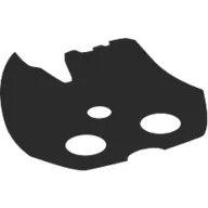 Neckwear Cape, Tattered, Short