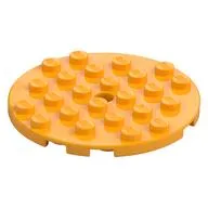 Plate Round 6 x 6 with Hole
